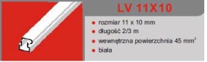 LISTWA LV 11X10 HD