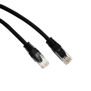 1194 Patchcord UTP kat.6 0,5m czarny