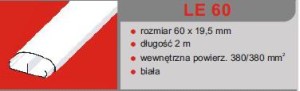 LISTWA LE 60 (2M/18M)