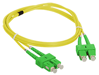 (AL) FO Patch cord SM SC/APC-SC/APC DX 9/125 3.0m