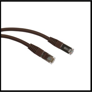 1969 (FC) Patchcord STP kat.6 1,0m brązowy 