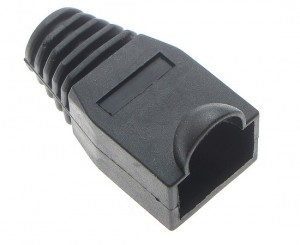 #00494 OSŁONA WTYKU MODUL.RJ45 CZARNA /100 szt