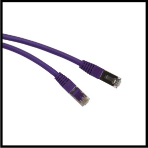 1980 (FC) Patchcord STP kat.6 1,0m fioletowy