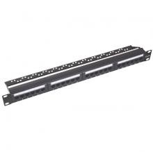 1139 Patch panel UTP 19" 24x RJ45 kat.6 z półką