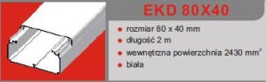 LISTWA EKD 80X40 (2/10/300)