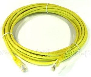 #07242 Patchcord UTP-K6; 5,0 m; żółty
