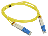 (AL) FO Patch cord SM LC-LC duplex 9/125 1.0m