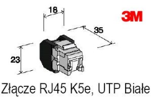 FQ100029302 3M MODUŁ KEYSTONE K5E UTP